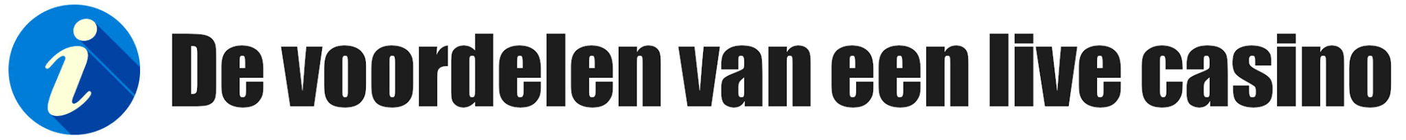 die Vorteile eines Live Casinos